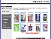 Tablet Screenshot of handihome.com.au